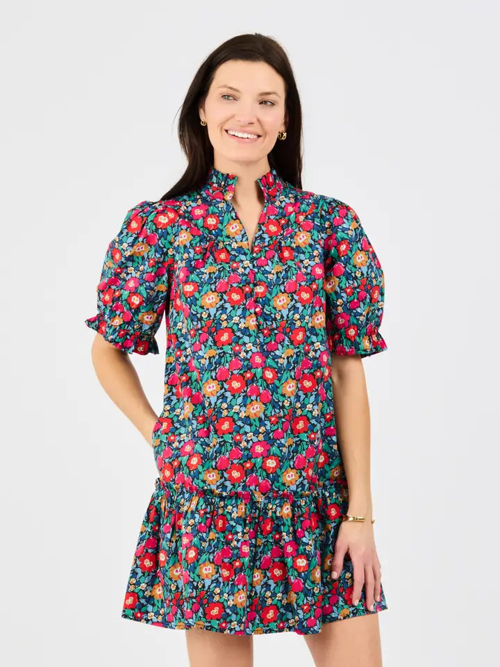 PAINTED TAPESTRY DAPHNE DRESS