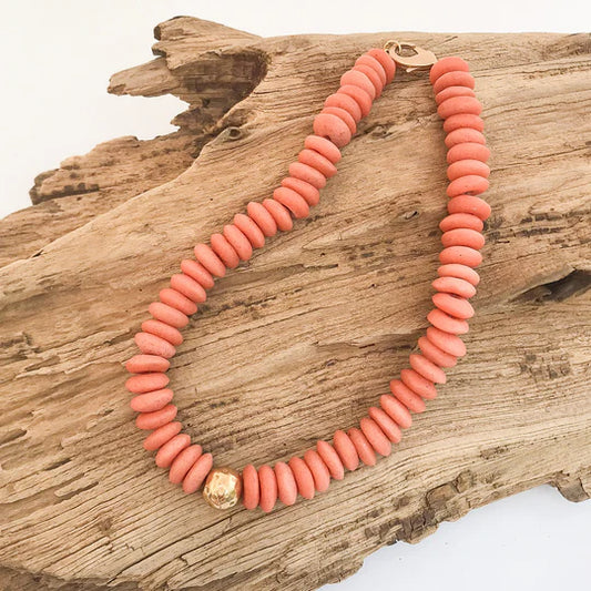 HEISHI CLAY CHOKER NECKLACE