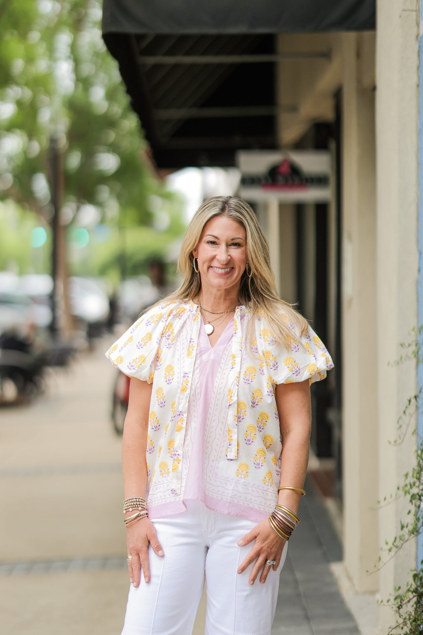 BLOCK PINK SUNNY TOP