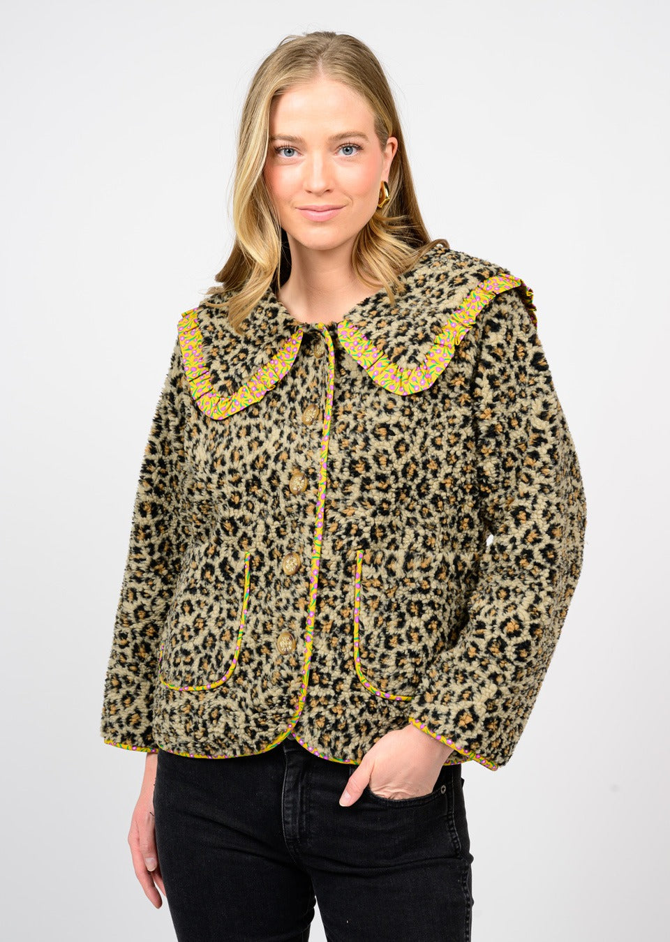 UPTOWN CHEETAH GIRL JACKET