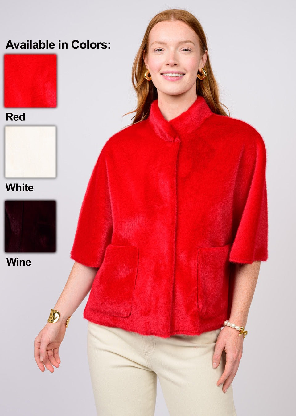 HOLIDAY CAPLET JACKET