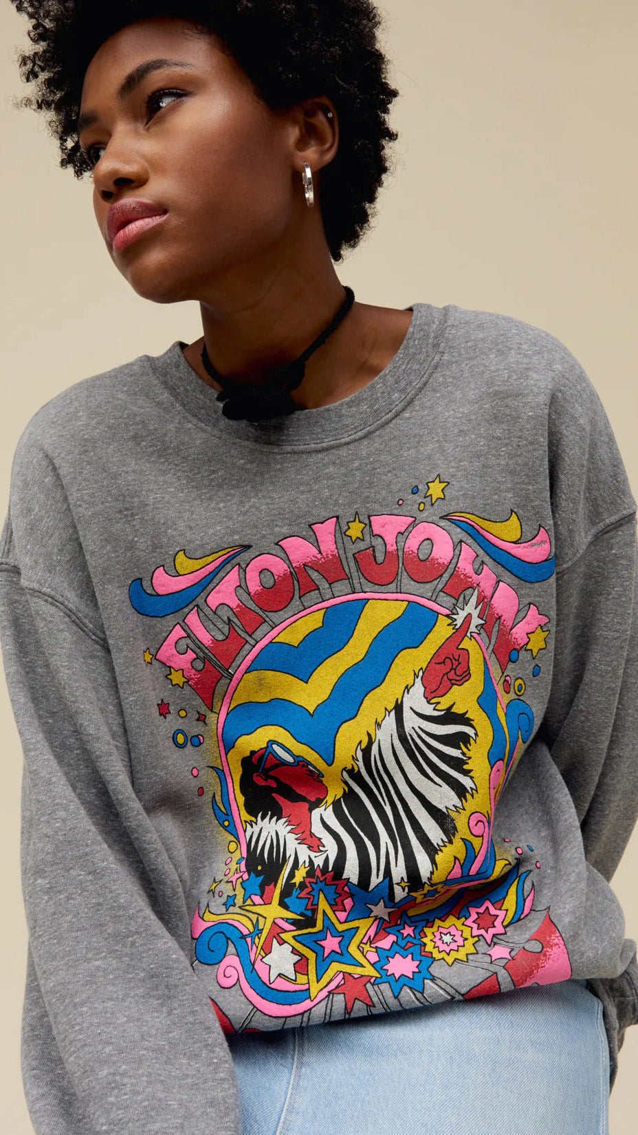 ELTON JOHN BOYYFRIEND CREW SWEATER