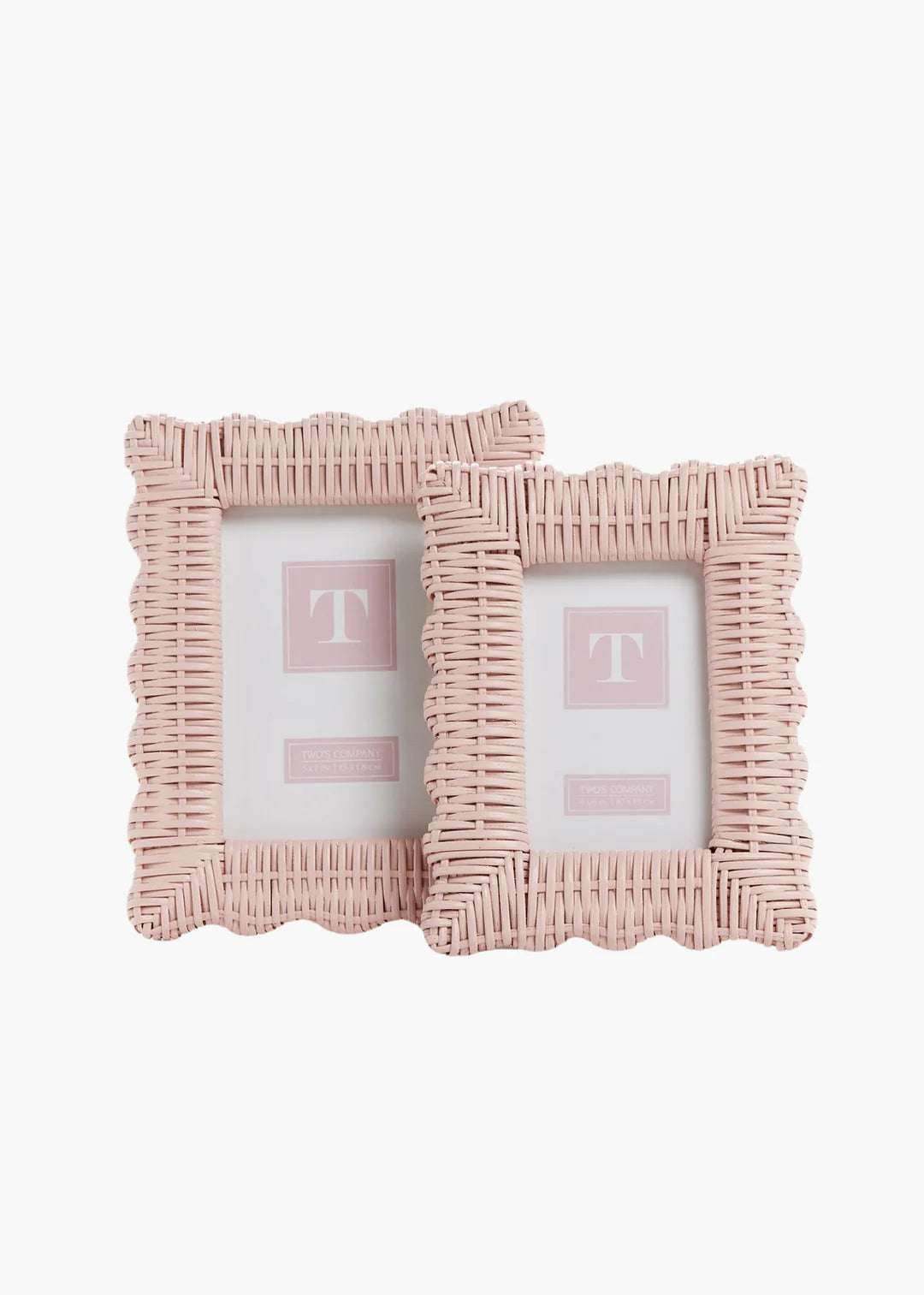 PINK WICKER FRAMES