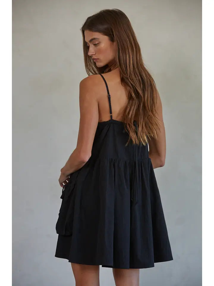 CARMINE BLACK DRESS