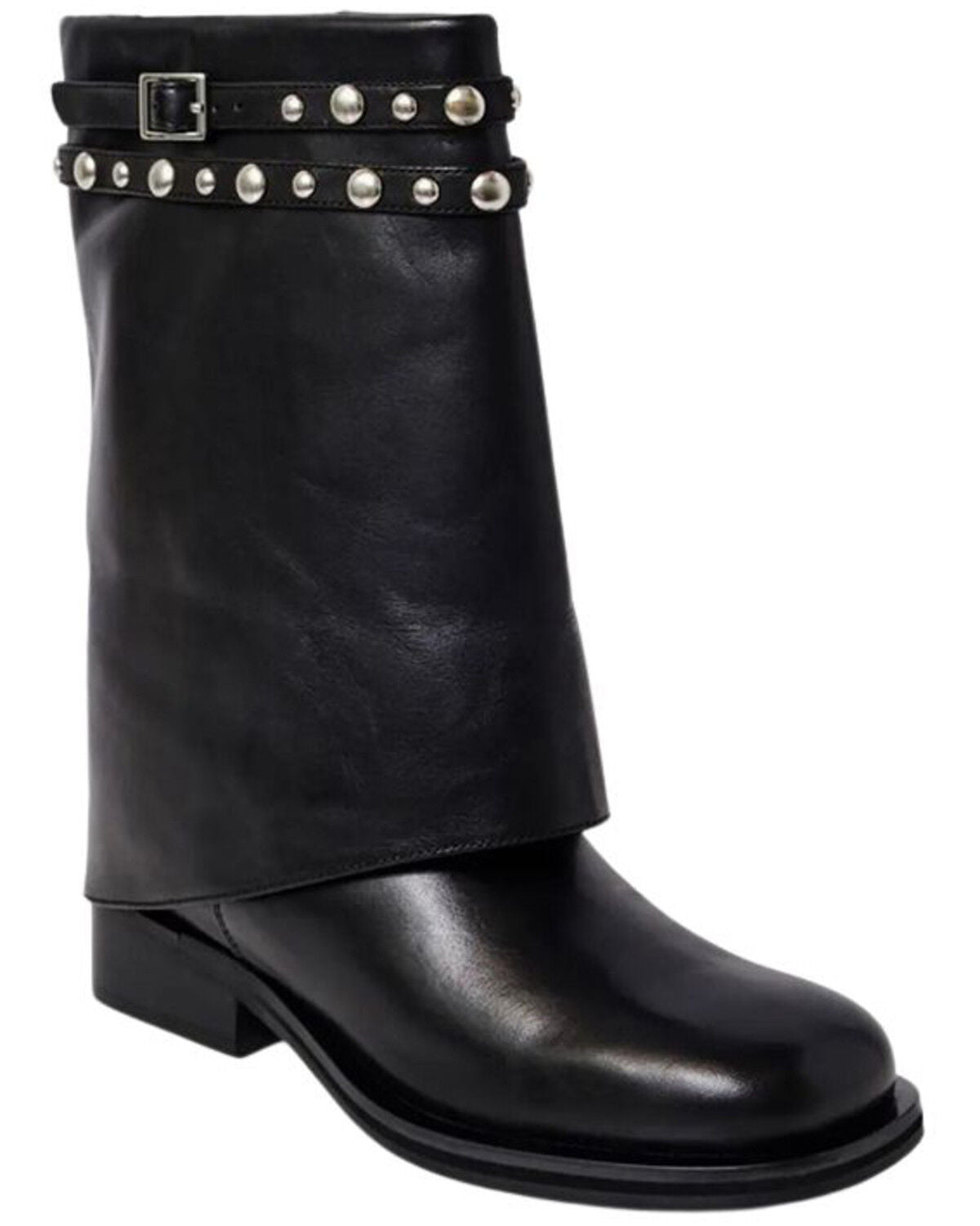 SCORPIO STUDDED FOLDOVER BOOT