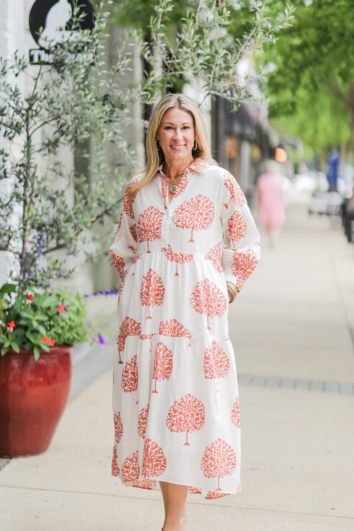 CONFETTI TREES DRESS