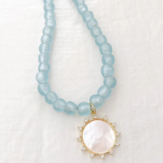 GEMSTONE SUN NECKLACE