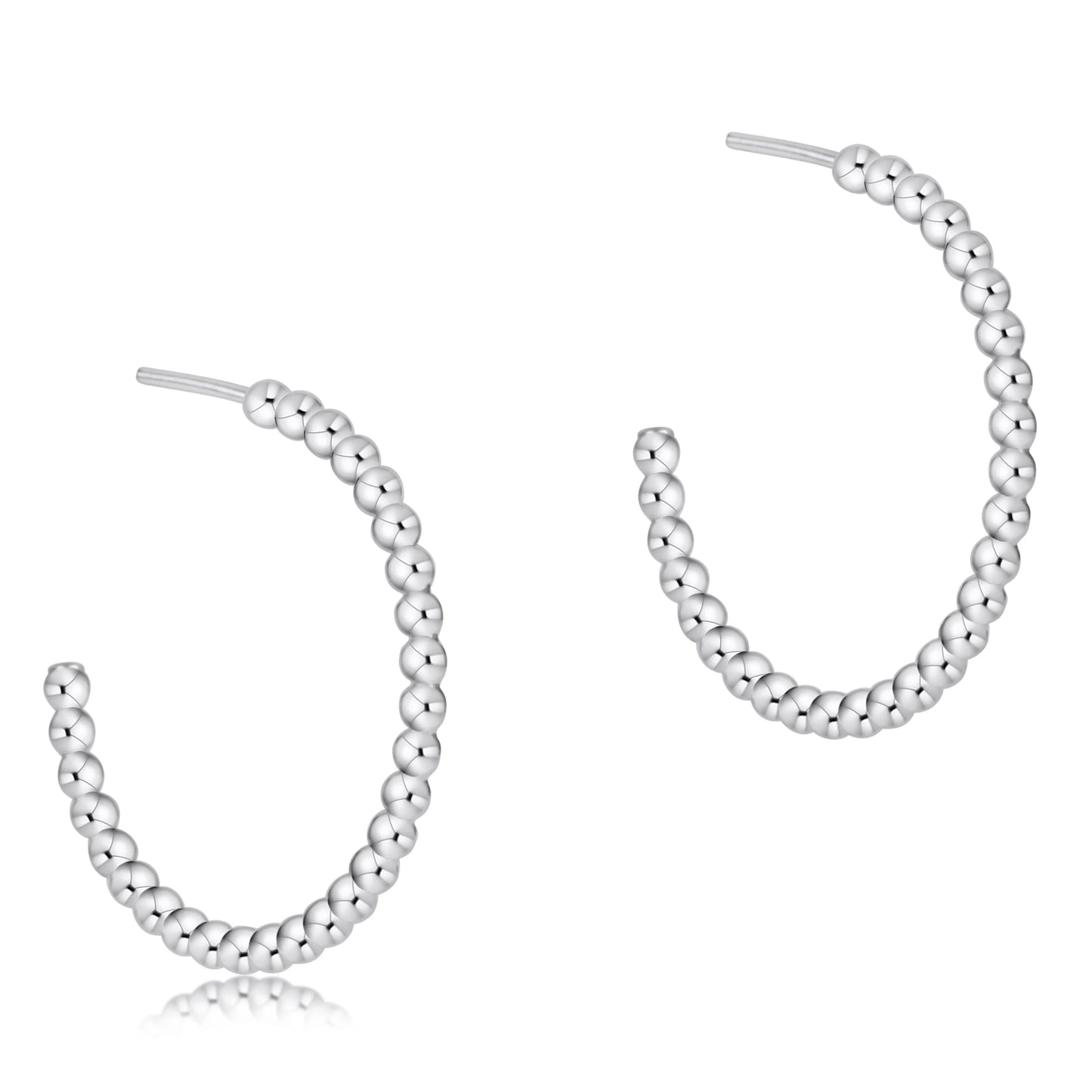 CLASSIC 1.25 POST HOOP 3MM STERLING