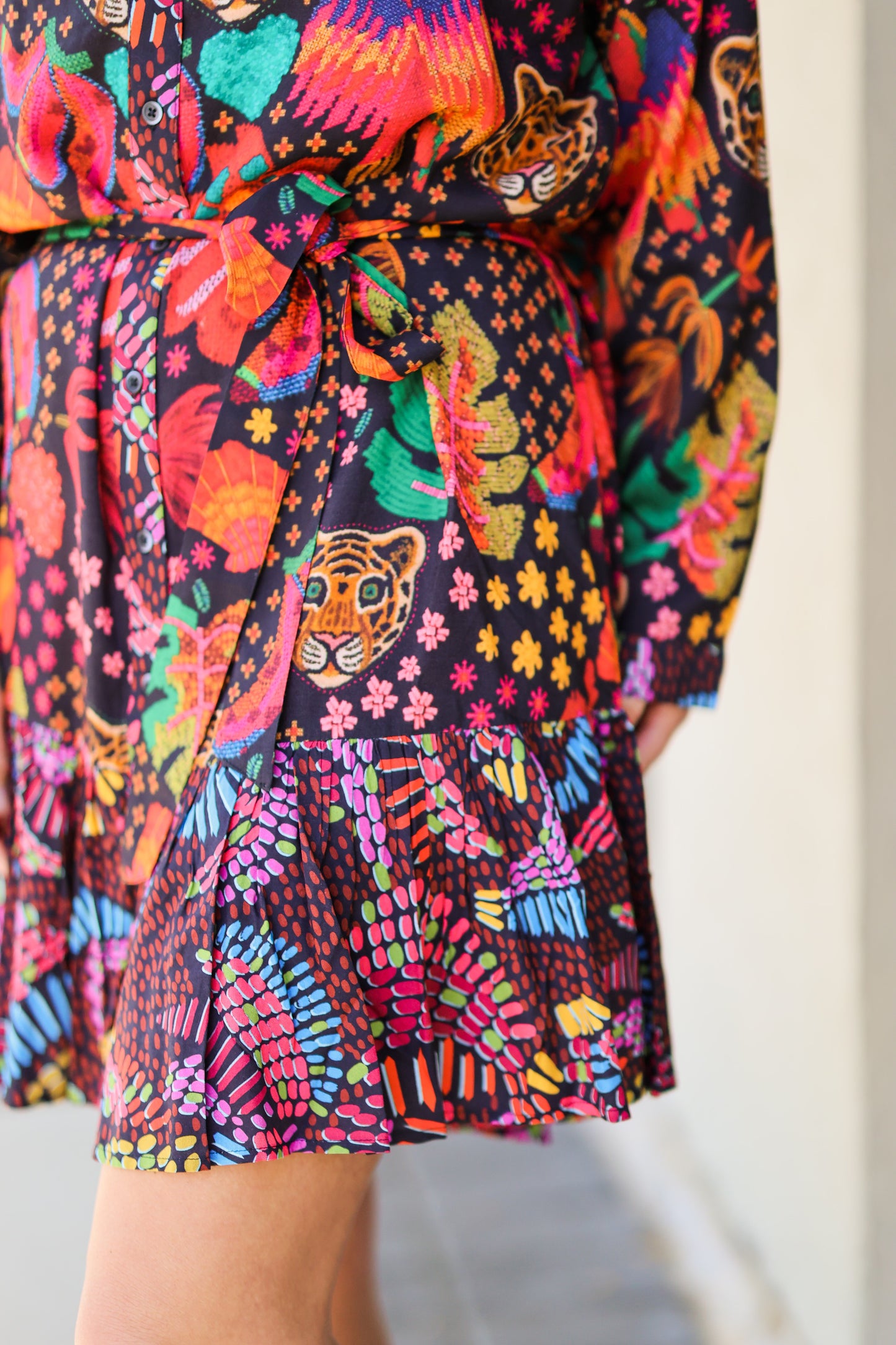 TIGER CONFETTI DRESS