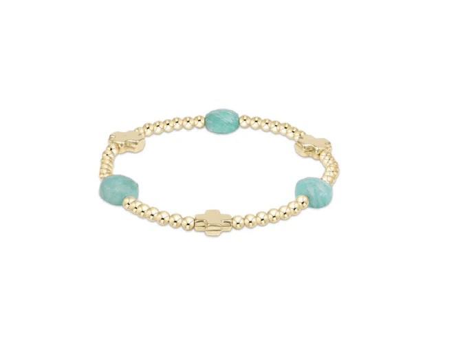 SIGNATURE ADMIRE GOLD 3MM CROSS AMAZ