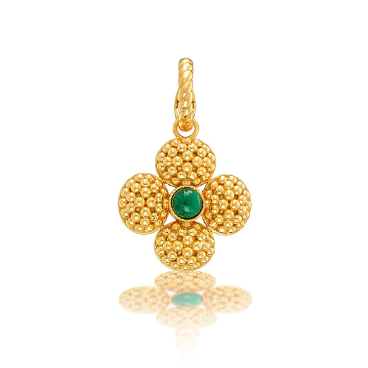 BERRY DOUBLE MALACHITE PENDANT