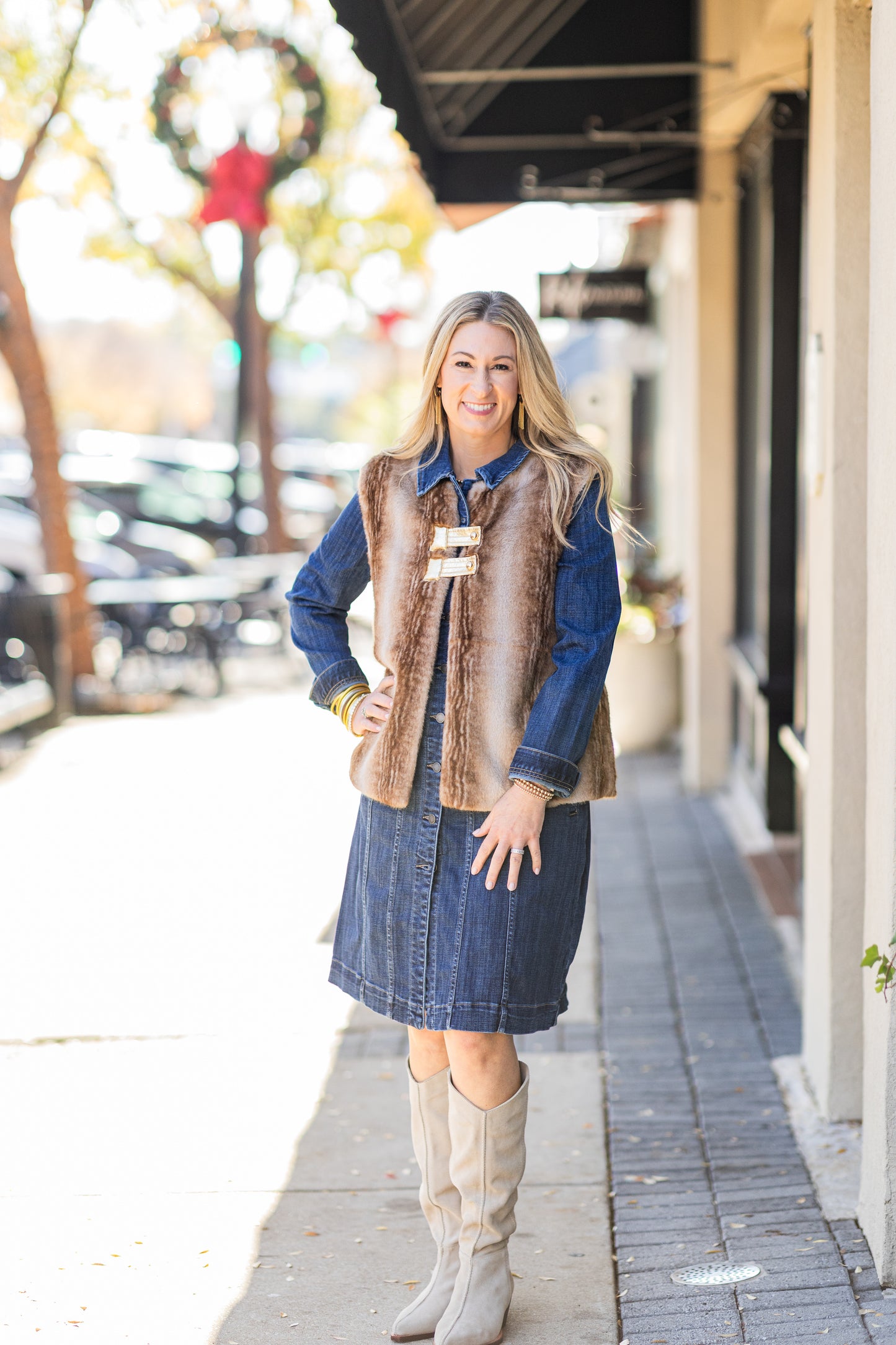 TRUCKER JACKET DRESS