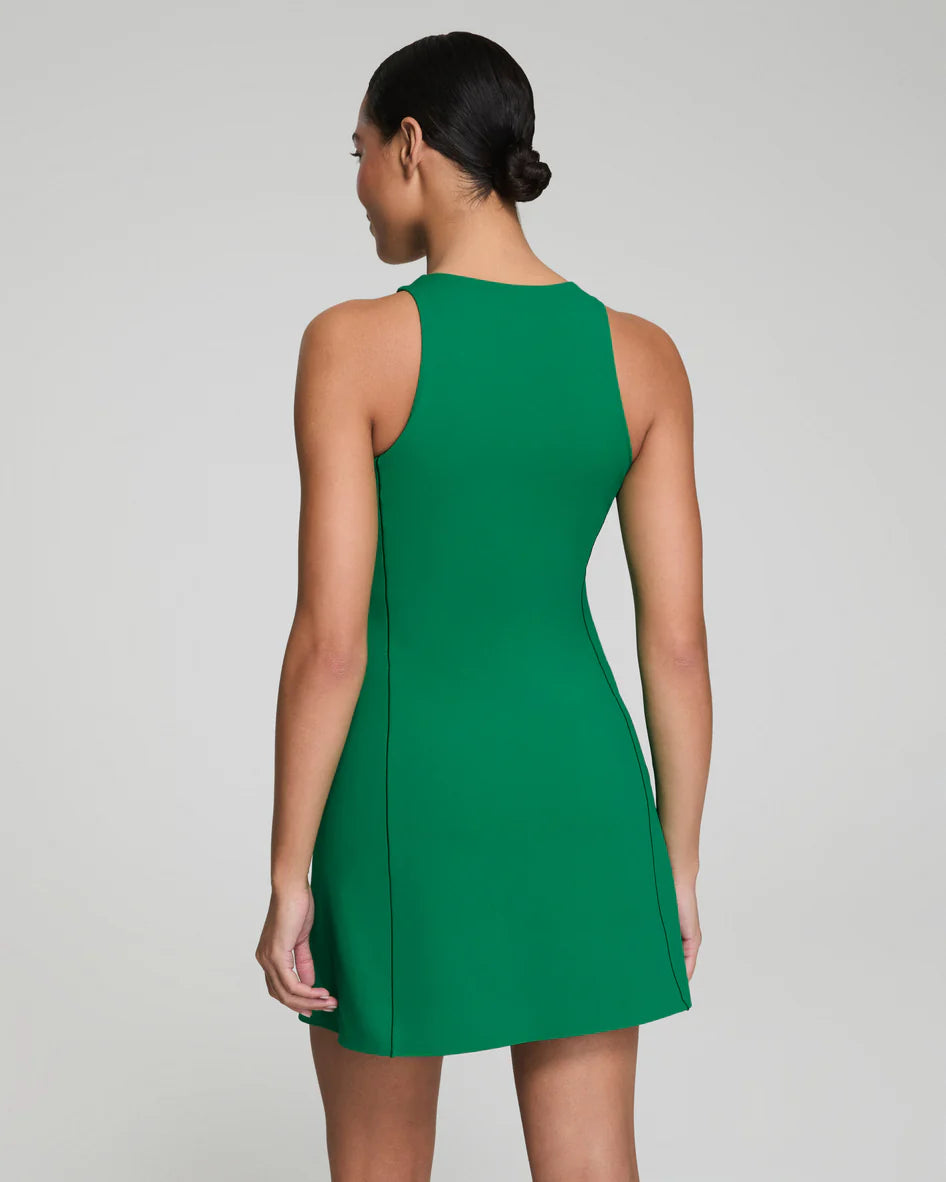 ACTIVE ZIP FRONT SPANX FIELD GREEN