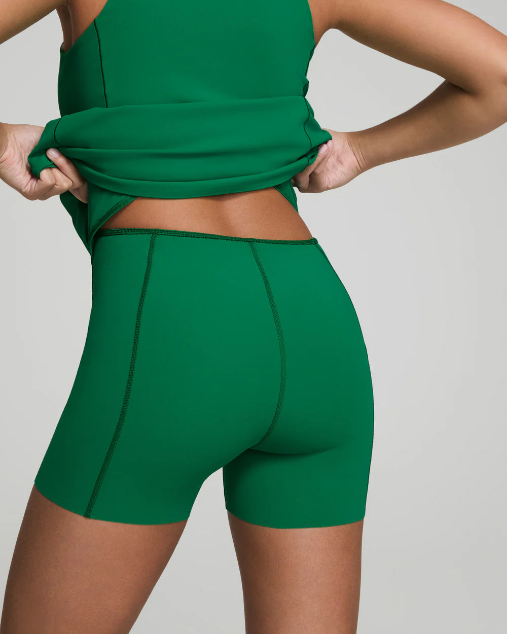 ACTIVE ZIP FRONT SPANX FIELD GREEN