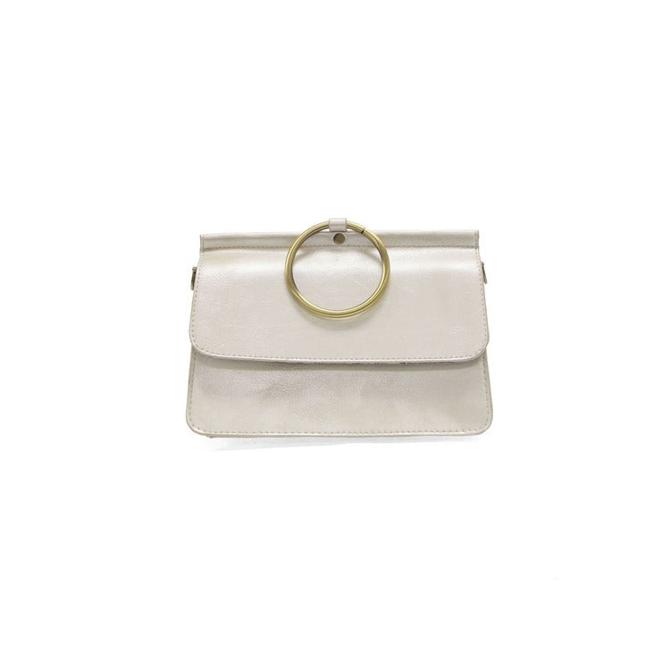 METALIC O RING HANDLE BAG