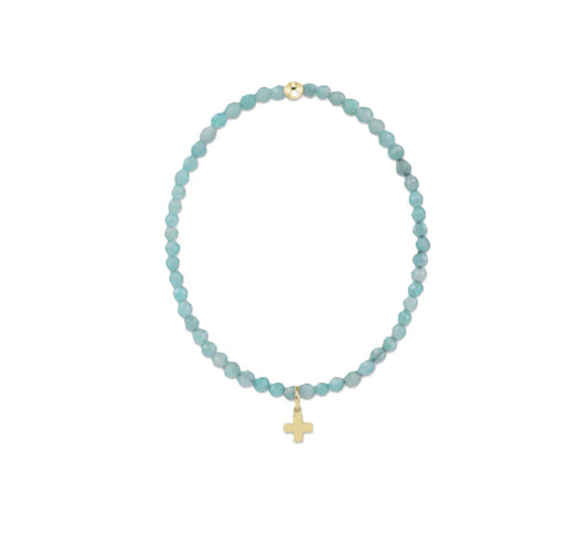 CLASSIC 3MM SIGNATURE GOLD CROSS