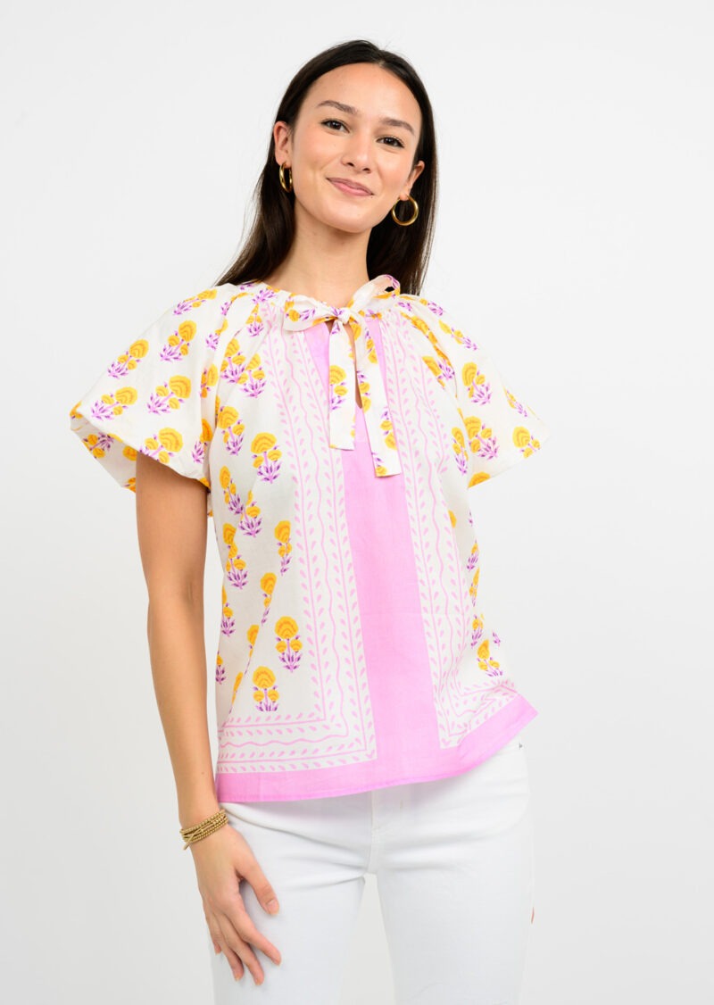 BLOCK PINK SUNNY TOP