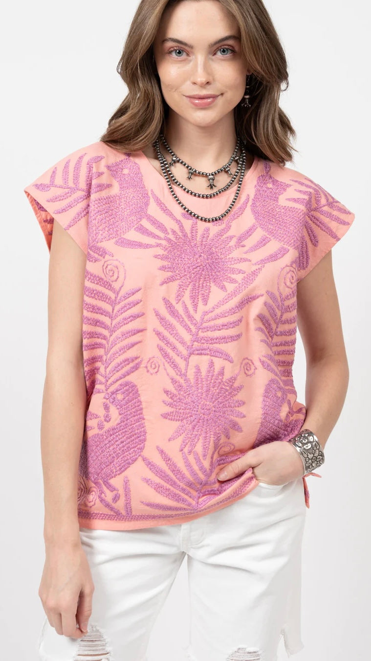 GABRIELA CORAL TOP