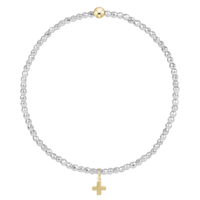 FACETED HEM 2MM CROSS EXTENDS