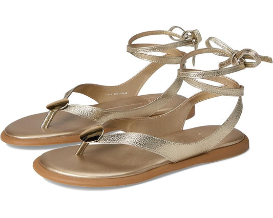 JUDY LIGHT GOLD LEATHER SANDAL