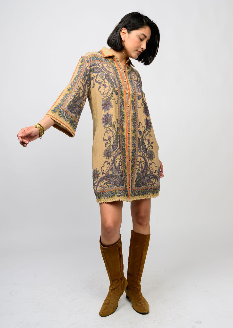 BORDER TOWN PASILEY DRESS
