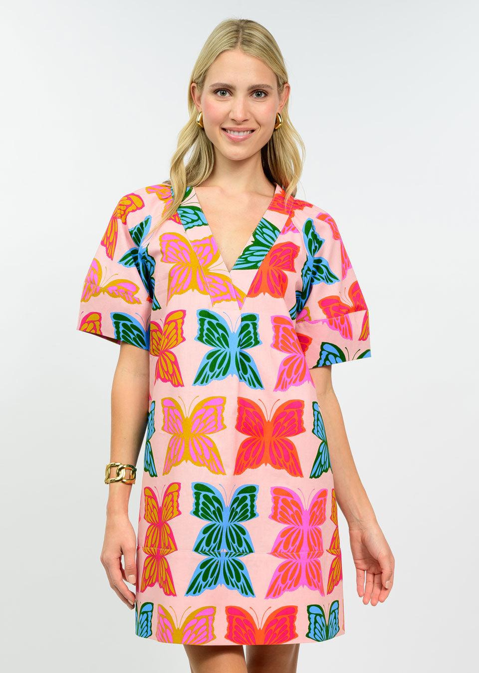 BUTTERFLIES SHIFT DRESS