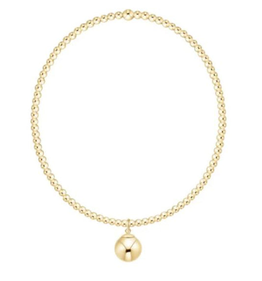 CLASSIC GOLD 8MM PEARL DANGLE
