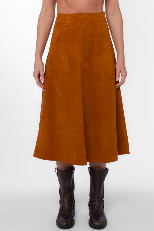 CANDECE SUEDE SKIRT