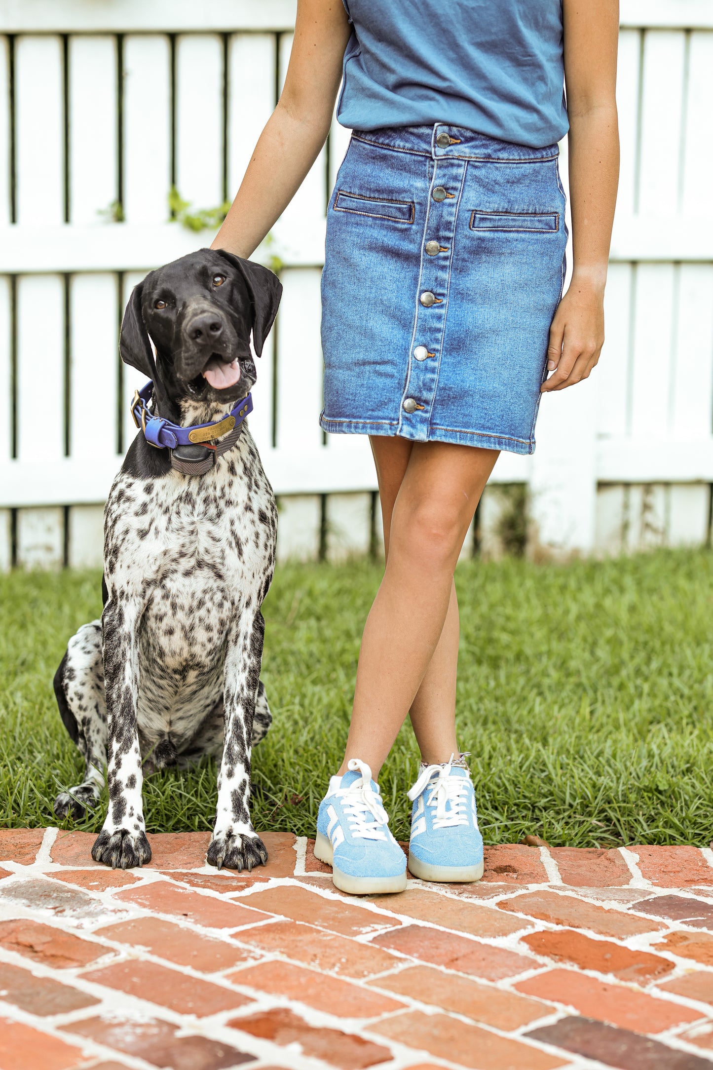 QUINN BUTTON DOWN SKIRT