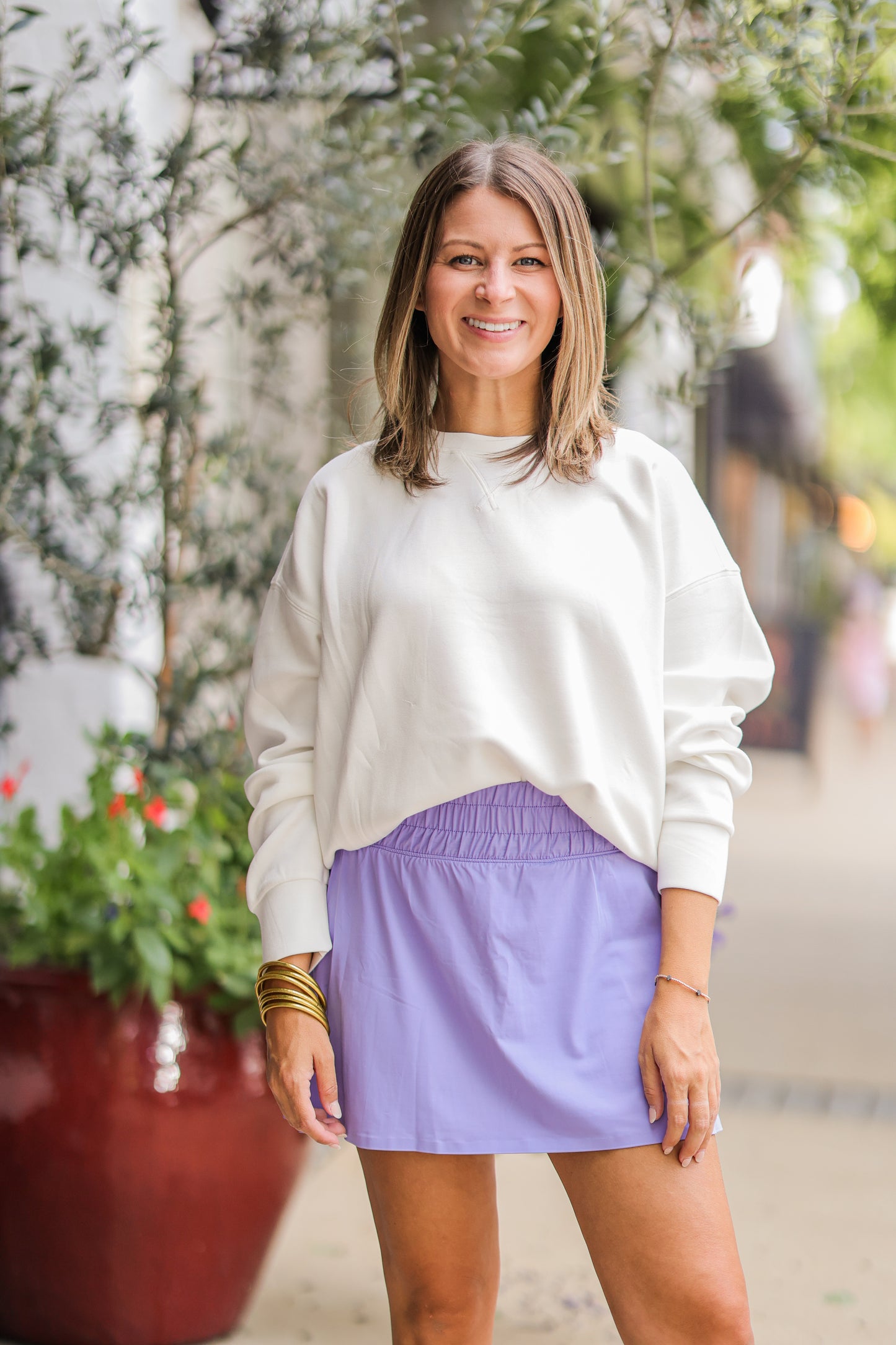 ACTIVATE SKORT 14 INCH AMETHYST