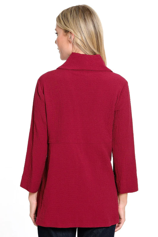 PUCKER WINE BLOUSE