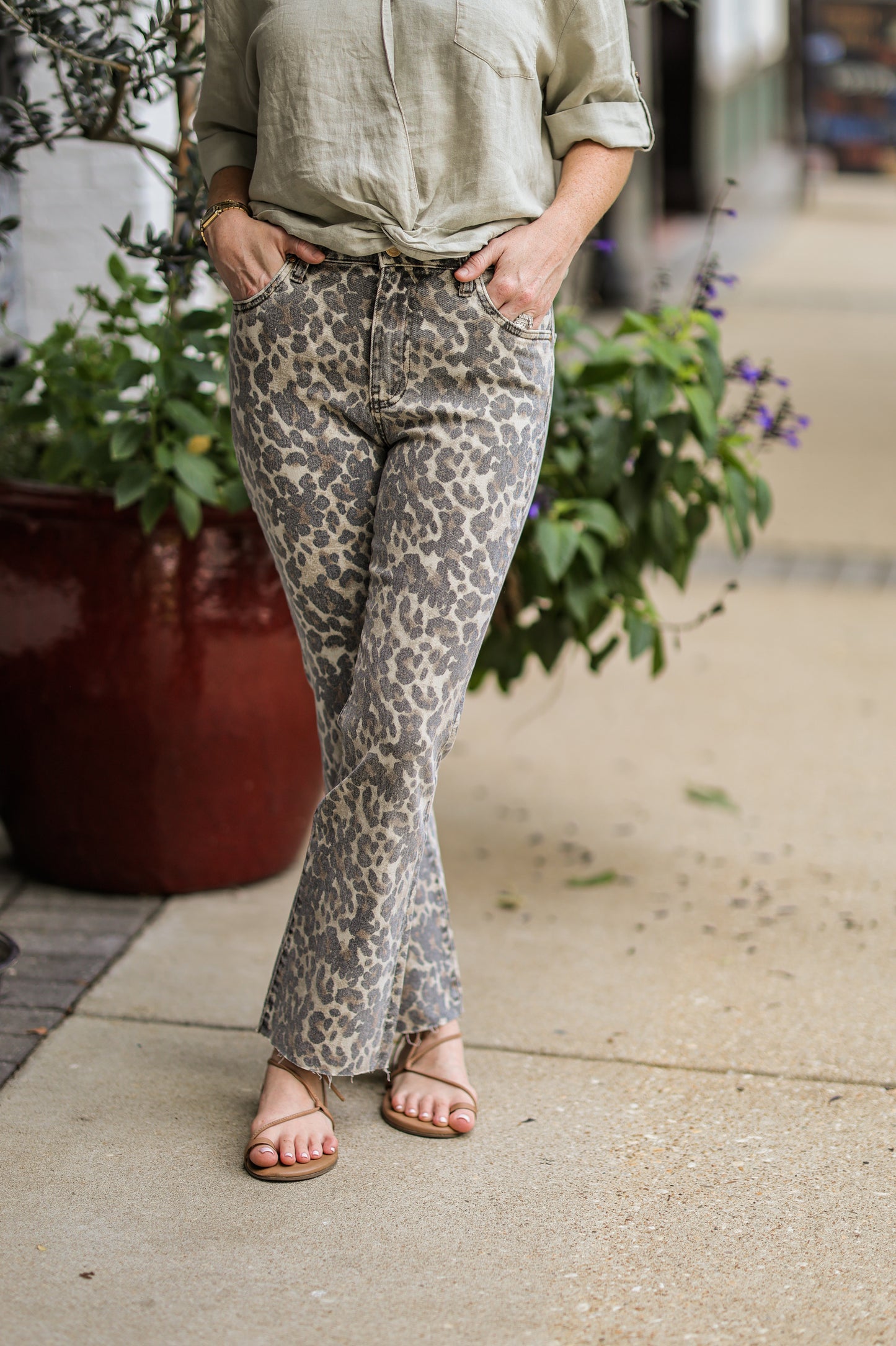 KELSEY SAGE GREEN CHEETAH