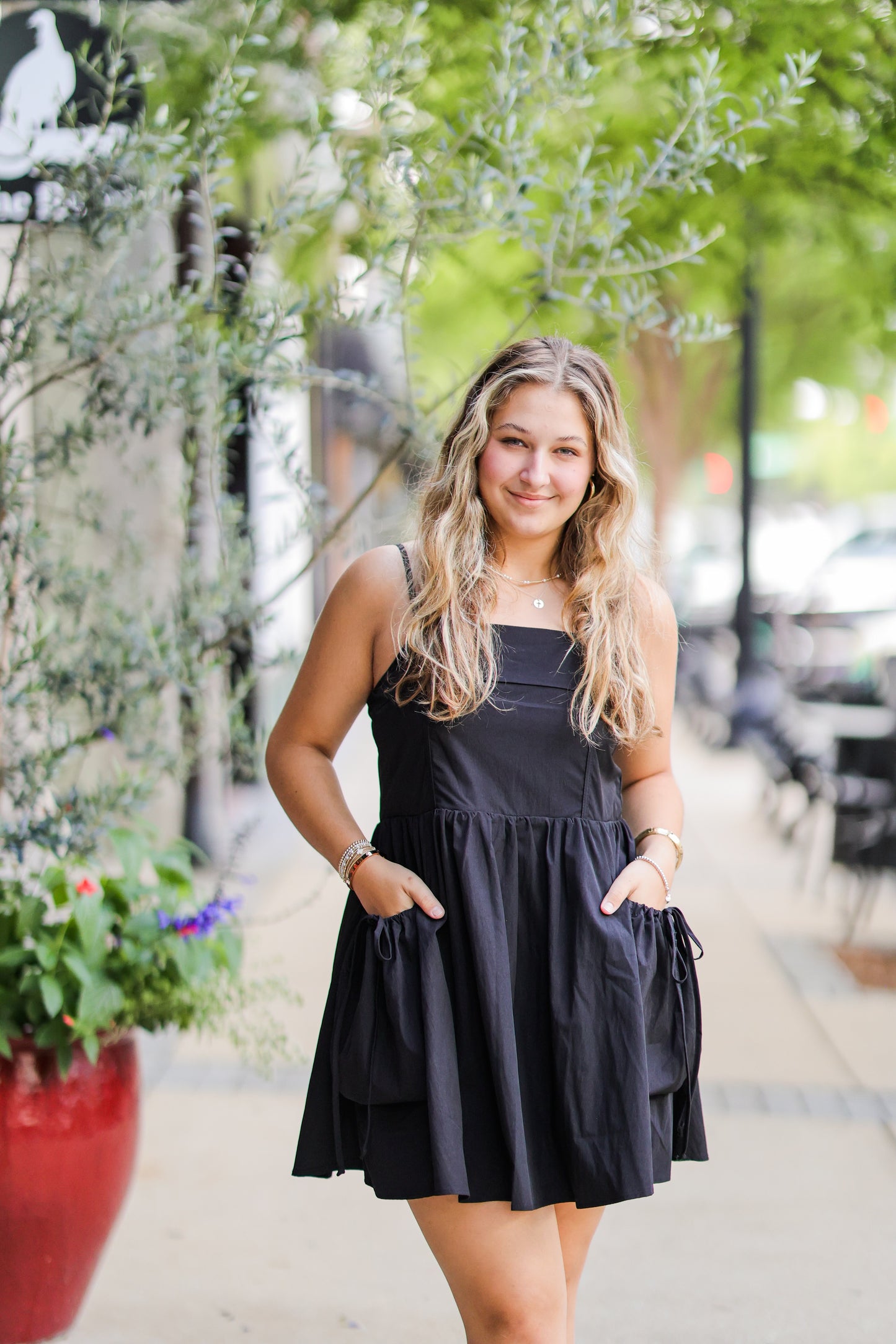 CARMINE BLACK DRESS