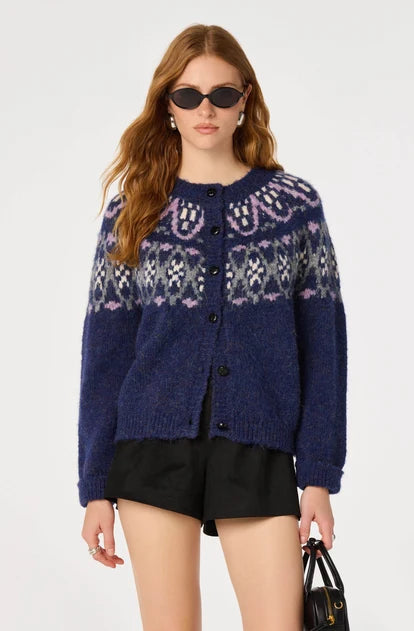 IRENE FAIR ISLE OVERSIZED CARDIGAN