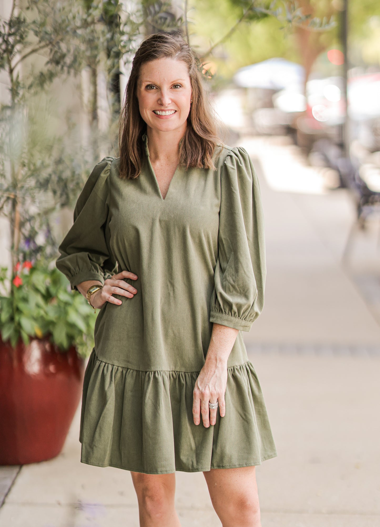 NAOMI VINEYARD DRESS