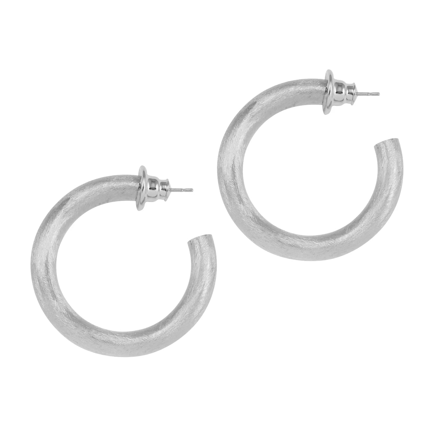 LAURENCE SILVER HOOPS