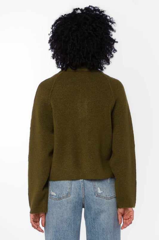ALEXANDRA OLIVE SWEATER