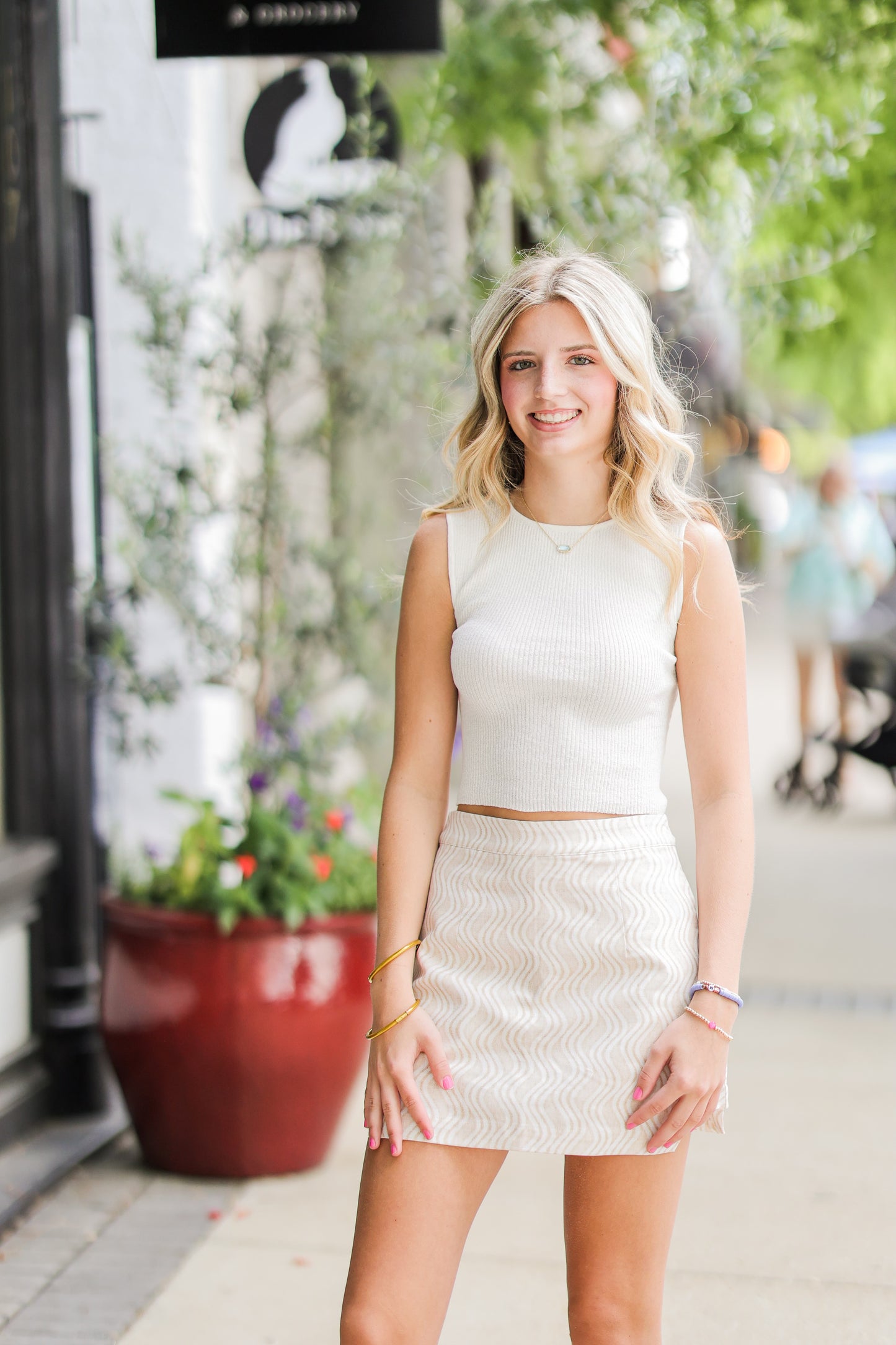 CLAIRE KNIT CROP TOP