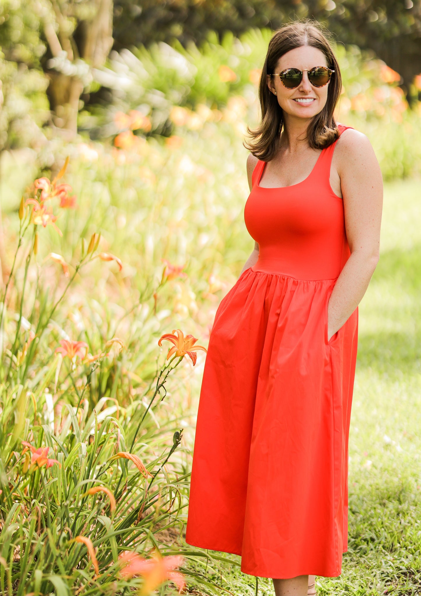MIXED MEDIA SPANX DRESS