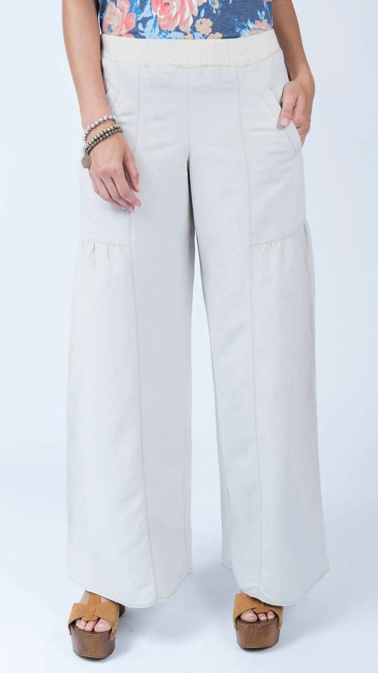 WHITE LINEN PANT BY IVY JANE