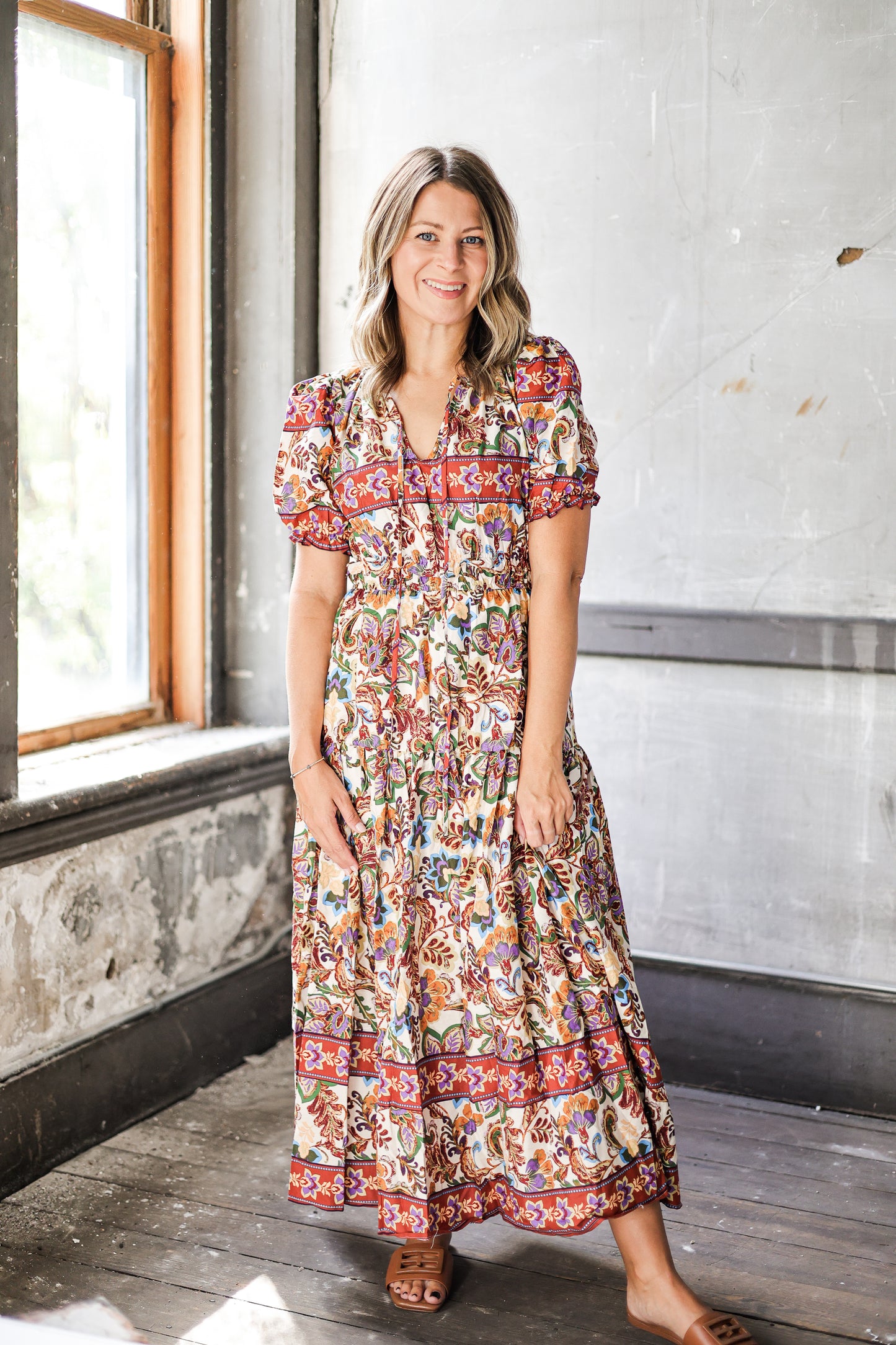 REGAL TAPESTRY MAXI DRESS