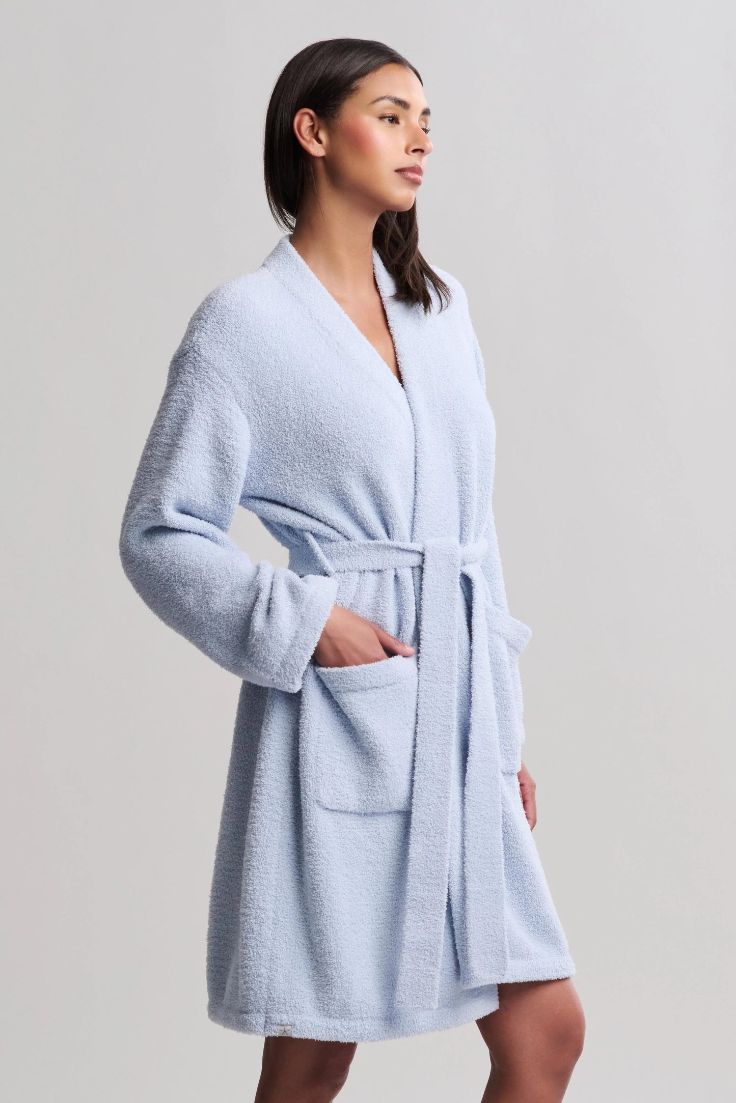 COZY CHIC SOLID ROBE