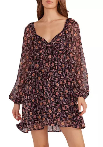 REGAL BABYDOLL MINI DRESS