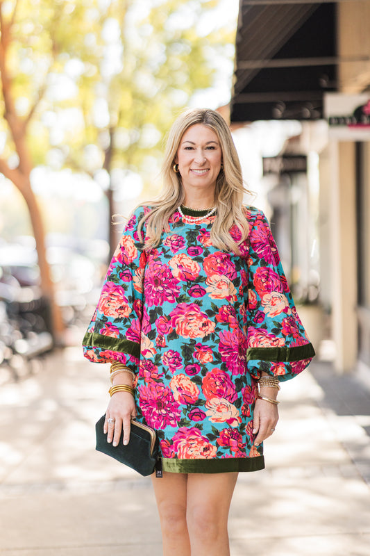LONDON DRESS VINTAGE ROSES