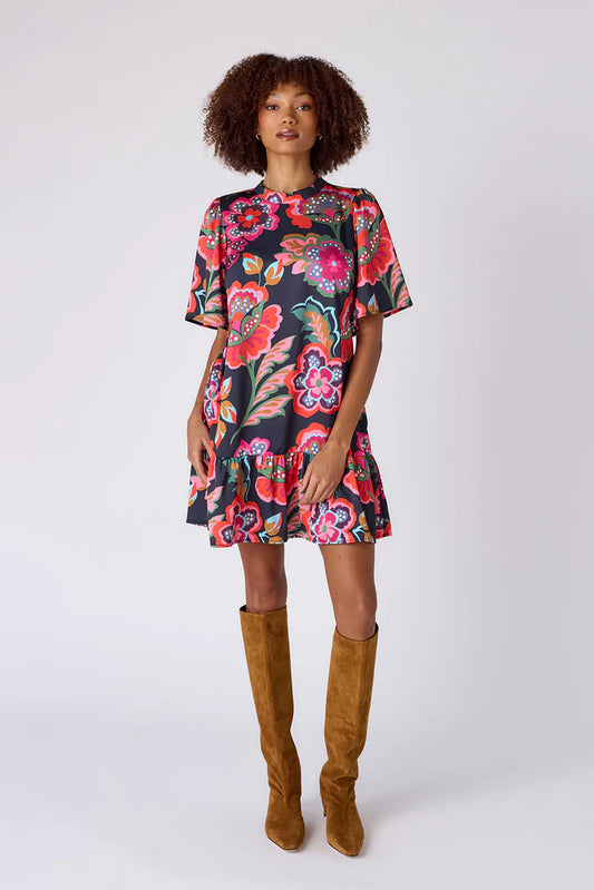 LOU DRESS COSMIC FLORAL