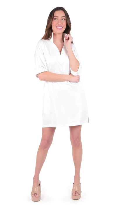 STELLA WHITE COTTON DRESS