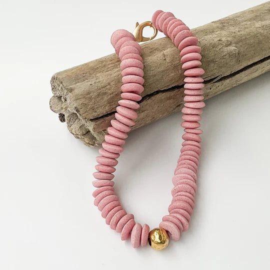 HEISHI CLAY CHOKER NECKLACE