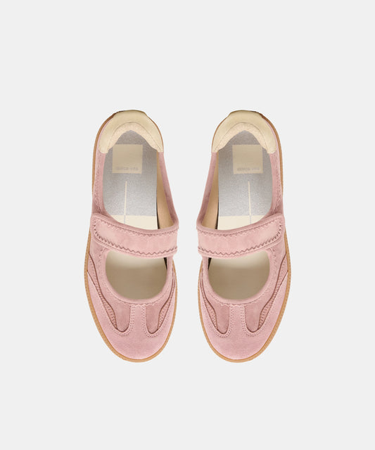 PINK SUEDE NANET SNEAKERS
