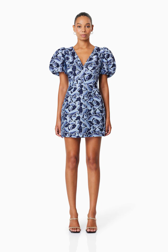 MILA BLUE MINI DRESS