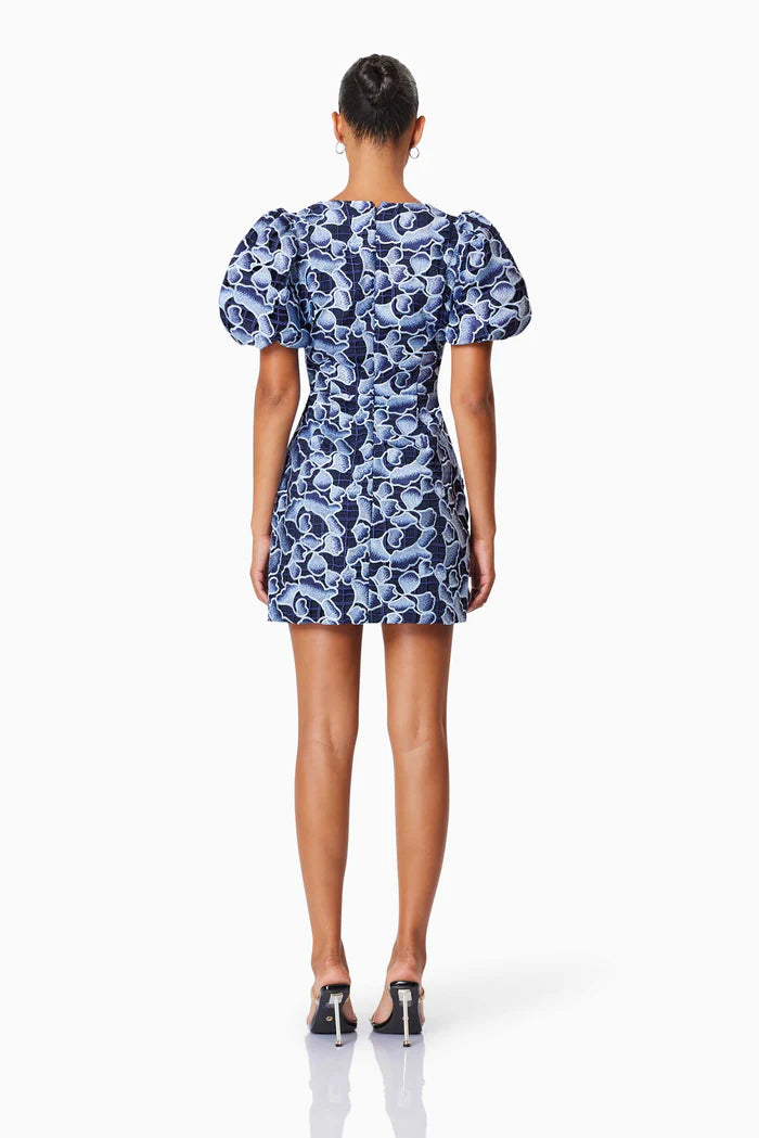 MILA BLUE MINI DRESS